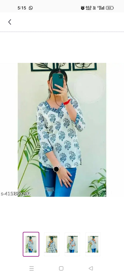 Cotton kurti