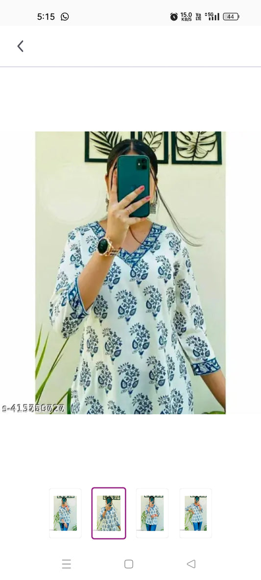 Cotton kurti
